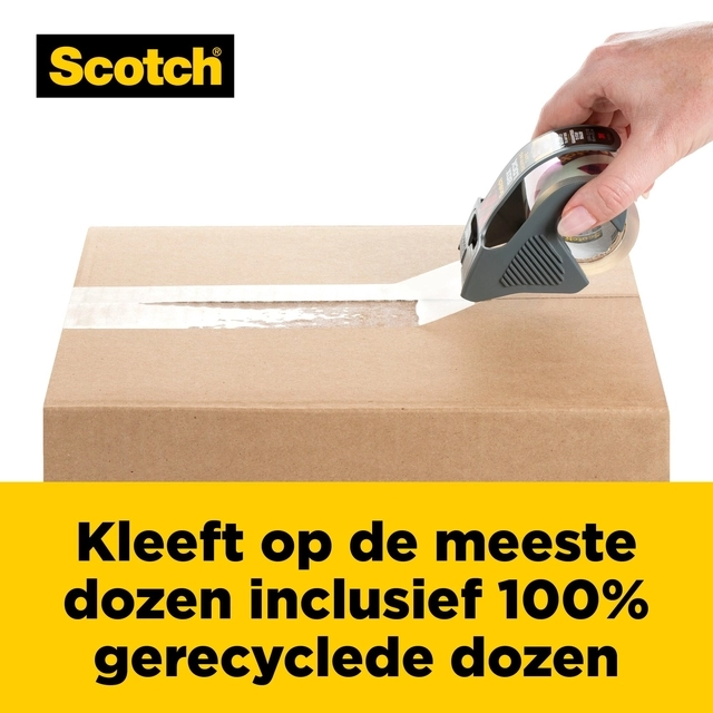 Een Verpakkingstape Scotch Box Lock 3950-EF 48mmx50m koop je bij Hoekmankantoorartikelen.nl