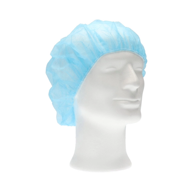 Een Haarnet CMT bouffant non-woven M 50cm PP blauw 100 stuks koop je bij Hoekmankantoorartikelen.nl