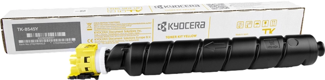 Een Toner Kyocera TK-8545Y geel koop je bij Hoekmankantoorartikelen.nl