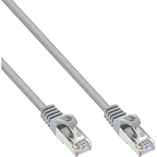 Een Kabel InLine Cat.5e U UTP 10 meter grijs koop je bij VHK Kantoorartikelen