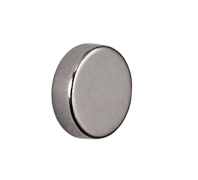 Een Magneet MAUL Neodymium rond 10x3mm 2kg 10 stuks koop je bij Hoekmankantoorartikelen.nl