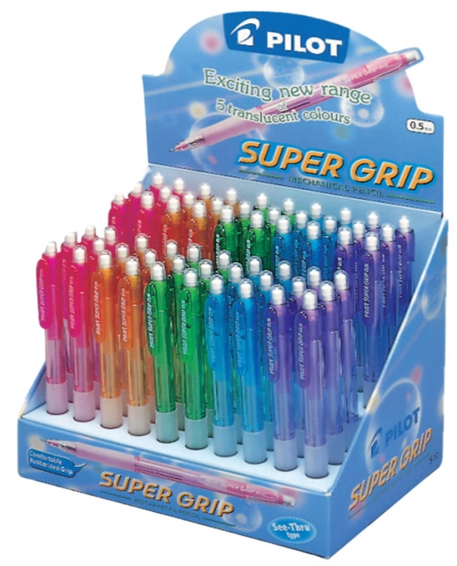 Een Vulpotlood PILOT Supergrip HB 0.5 neon assorti koop je bij Hoekmankantoorartikelen.nl