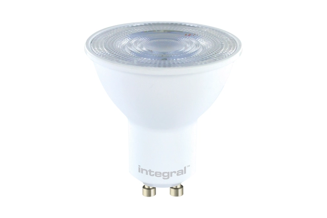 Een Ledlamp Integral GU10 2700K warm wit 3.6W 400lumen koop je bij VHK Kantoorartikelen