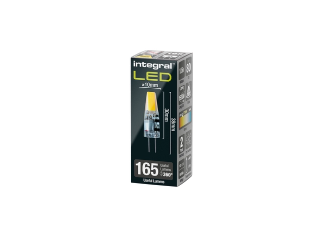 Een Ledlamp Integral G4 2700K warm wit 1.5W 160lumen koop je bij VHK Kantoorartikelen