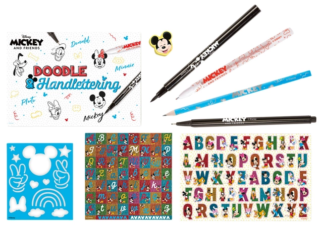 Een Handletterset Disney Mickey en Minnie koop je bij VHK Kantoorartikelen