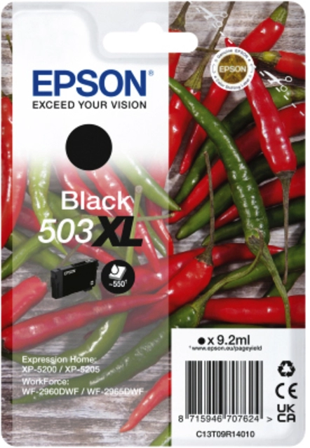 Een Inktcartridge Epson 503XL T09R14 zwart koop je bij VHK Kantoorartikelen