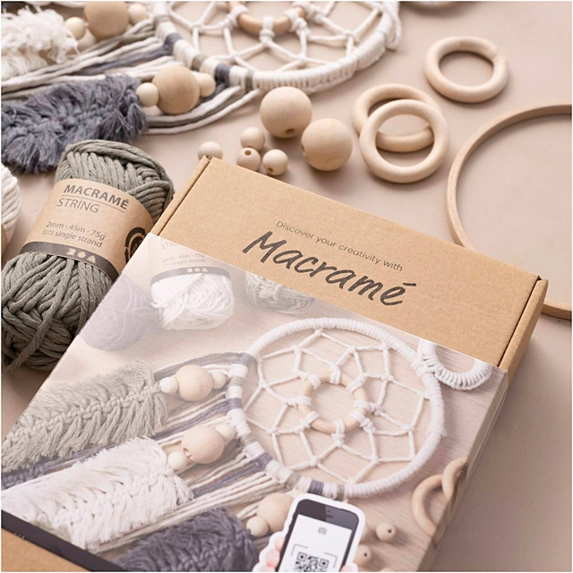 Een Macramé Creativ Company DIY 16-delig koop je bij Hoekmankantoorartikelen.nl