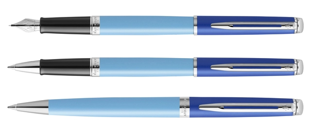 Een Balpen Waterman Hémisphère Colour Blocking blue CT medium koop je bij Hoekmankantoorartikelen.nl