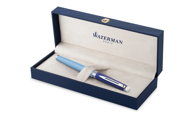 Een Vulpen Waterman Hémisphère Colour Blocking blue CT medium koop je bij VHK Kantoorartikelen