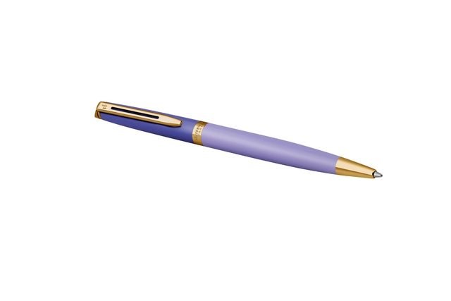 Een Balpen Waterman Hémisphère Colour Blocking purple GT medium koop je bij Hoekmankantoorartikelen.nl