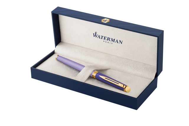 Een Rollerpen Waterman Hémisphère Colour Blocking purple GT fijn koop je bij Hoekmankantoorartikelen.nl