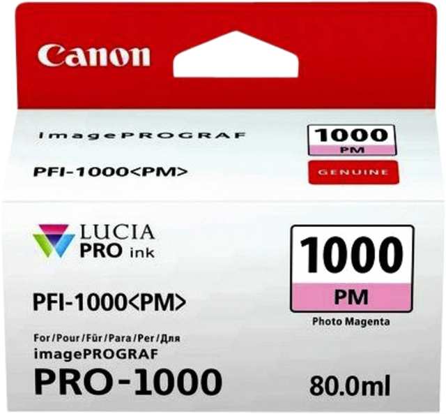 Een Inktcartridge Canon PFI-1000 foto rood koop je bij VHK Kantoorartikelen