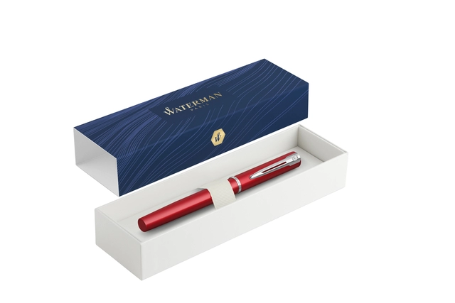 Een Vulpen Waterman Allure red lacquer CT fijn koop je bij VHK Kantoorartikelen