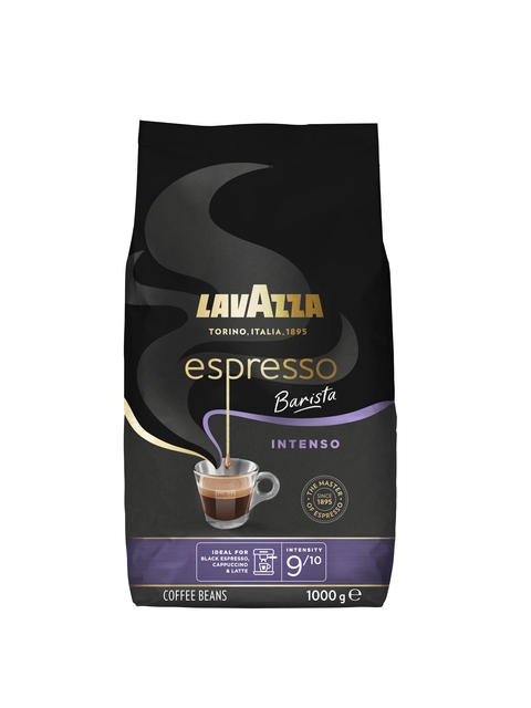 Een Koffie Lavazza espresso bonen Barista Intenso 1kg koop je bij VHK Kantoorartikelen