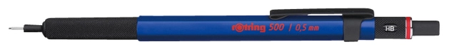 Een Vulpotlood rOtring 500 0.5mm blauw koop je bij VHK Kantoorartikelen