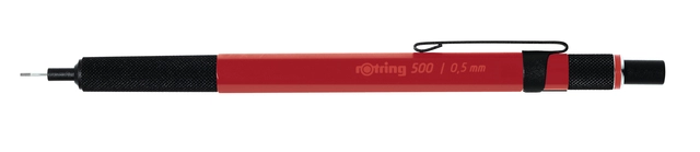 Een Vulpotlood rOtring 500 0.5mm rood koop je bij VHK Kantoorartikelen