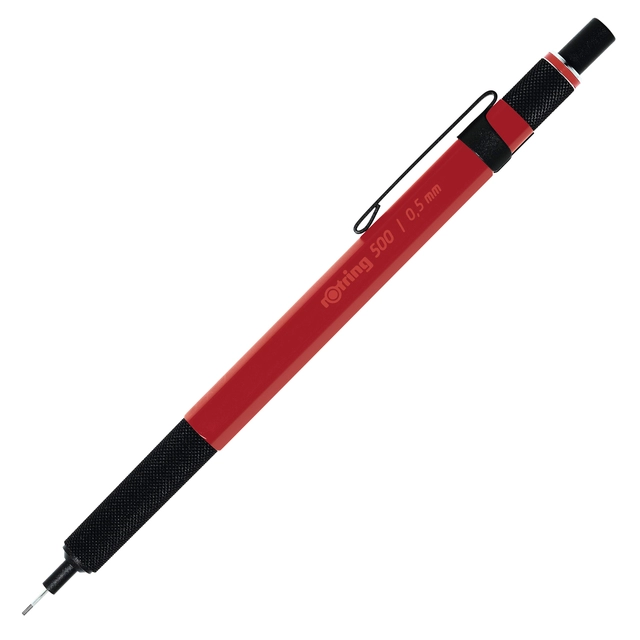 Een Vulpotlood rOtring 500 0.5mm rood koop je bij VHK Kantoorartikelen