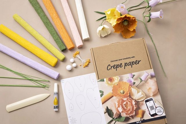 Een Crêpepapier Creativ Company DIY starterset bloemen koop je bij Hoekmankantoorartikelen.nl