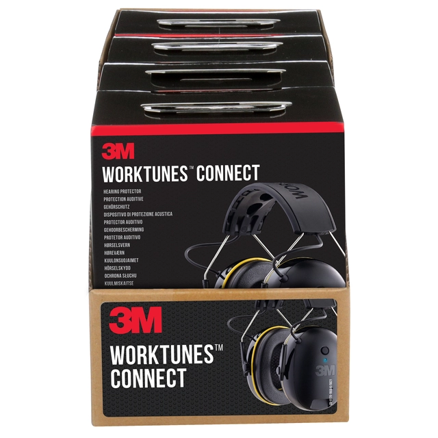 Een Oorkap 3M Worktunes Connect Bluetooth technologie 90543EC1 94-105 dB koop je bij Hoekmankantoorartikelen.nl