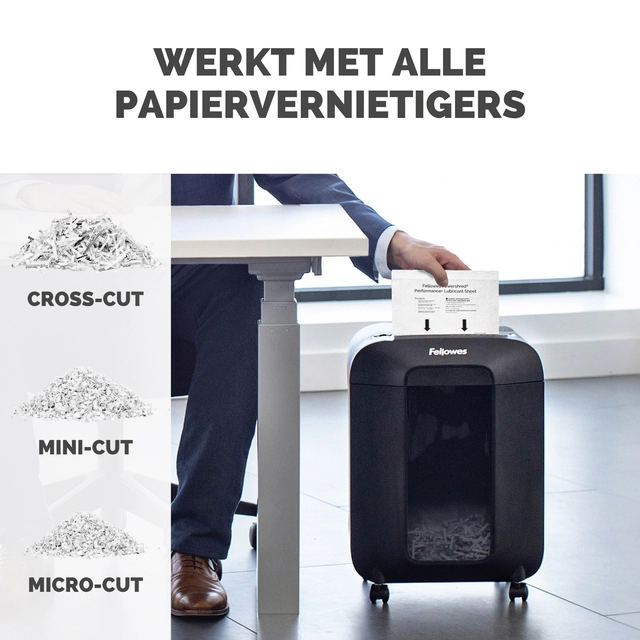 Een Olievellen voor papiervernietiger Fellowes Powershred Performance+ 10 vel koop je bij Hoekmankantoorartikelen.nl