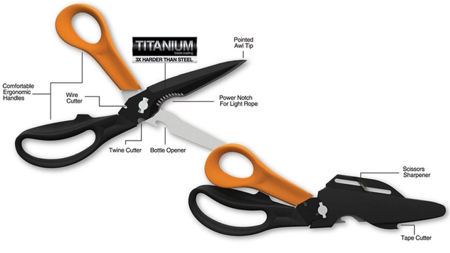 Een Schaar Fiskars 230mm Cuts and More Multi-tool koop je bij VHK Kantoorartikelen