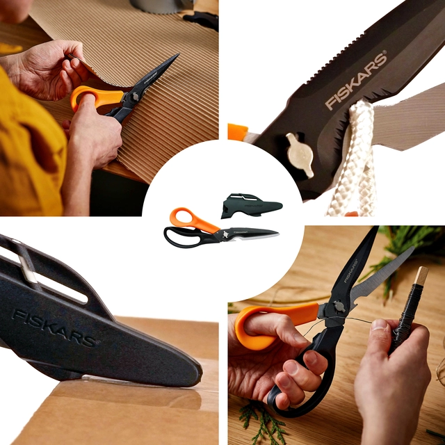 Een Schaar Fiskars 230mm Cuts and More Multi-tool koop je bij VHK Kantoorartikelen