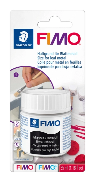 Een Bladmetaallijm Fimo flacon à 35ml koop je bij VHK Kantoorartikelen