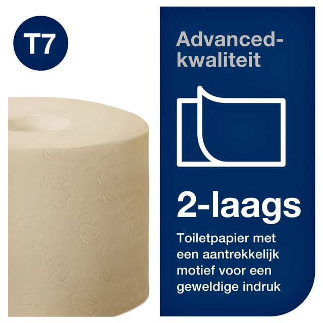 Een Toiletpapier Tork T7 hulsloos Natural Advanced midsize 2-laags 900vel 472155 koop je bij VHK Kantoorartikelen