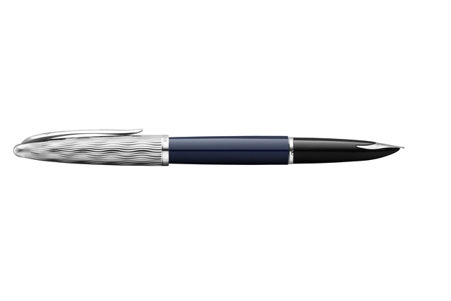 Een Vulpen Waterman Carène L'essence du blue deLuxe CT B:M - GB medium koop je bij Hoekmankantoorartikelen.nl