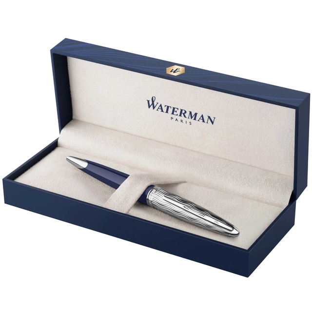 Een Balpen Waterman Carène L'essence du blue deLuxe CT medium koop je bij VHK Kantoorartikelen