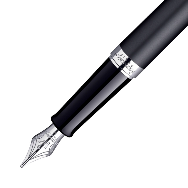 Een Vulpen Waterman Hémisphère matt black CT medium koop je bij VHK Kantoorartikelen