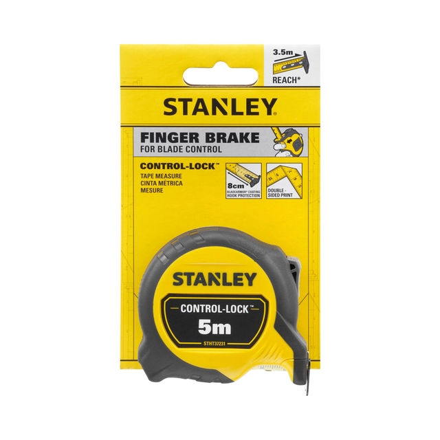 Een Rolmaat Stanley Control-Lock 5 meter 25mm koop je bij VHK Kantoorartikelen