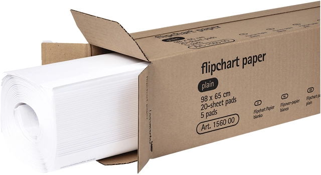 Een Flipoverpapier Legamaster blanco 20vel 5stuks koop je bij VHK Kantoorartikelen