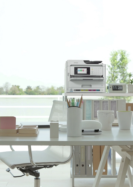 Een Multifunctional inktjet printer Epson Workforce WF-C5890DWF koop je bij Hoekmankantoorartikelen.nl