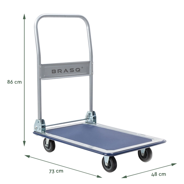 Een Transportkar BRASQ inklapbaar 150kg koop je bij VHK Kantoorartikelen