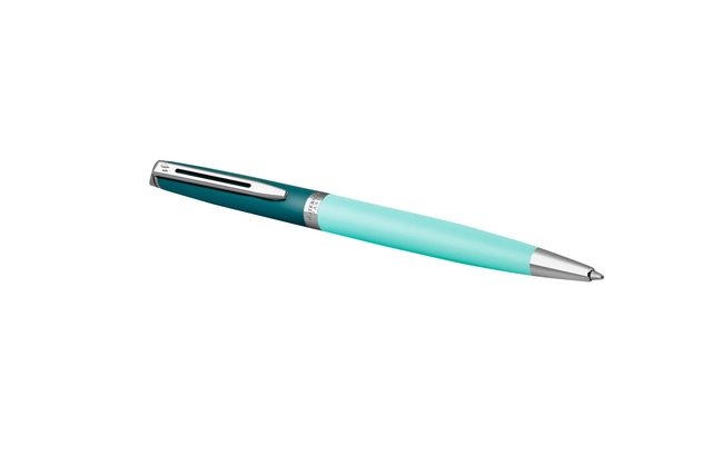 Een Balpen Waterman Hémisphère Colour Blocking green CT medium koop je bij VHK Kantoorartikelen