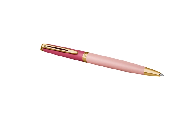 Een Balpen Waterman Hémisphère Colour Blocking pink GT medium koop je bij Hoekmankantoorartikelen.nl