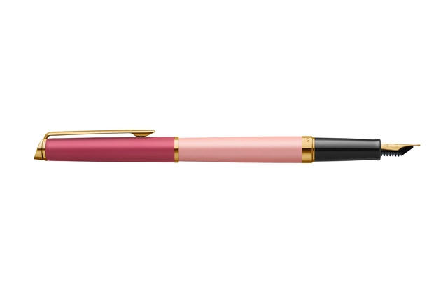 Een Vulpen Waterman Hémisphère Colour Blocking pink GT fijn koop je bij VHK Kantoorartikelen