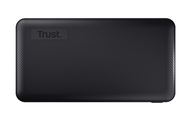 Een Powerbank Trust Primo 10.000 mAh eco zwart koop je bij VHK Kantoorartikelen