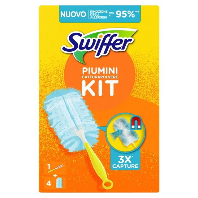 Een Swiffer Duster starterset met 4 dusters koop je bij VHK Kantoorartikelen