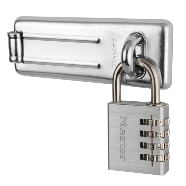 Een Hangslot MasterLock overval + aluminium 40mm koop je bij VHK Kantoorartikelen