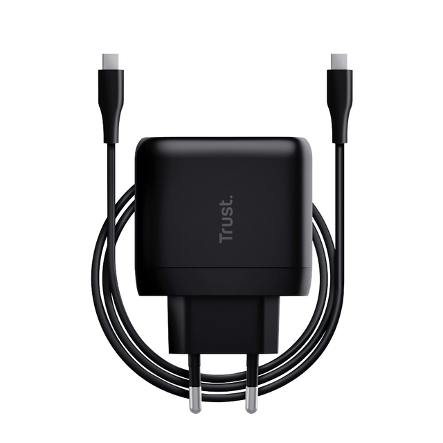 Een Oplader Trust Maxo 65W USB-C zwart koop je bij VHK Kantoorartikelen