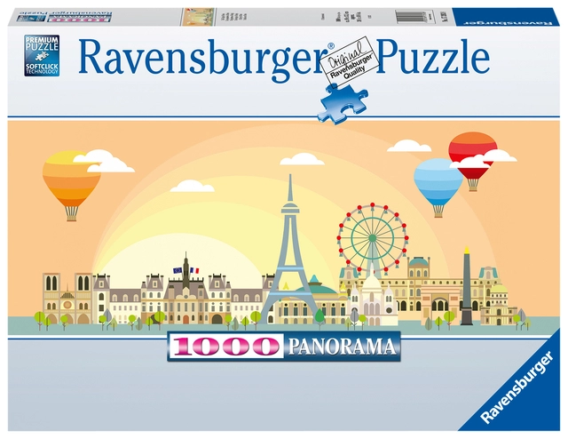 Een Puzzel Ravensburger Een dag in Parijs 1000 stukjes koop je bij VHK Kantoorartikelen