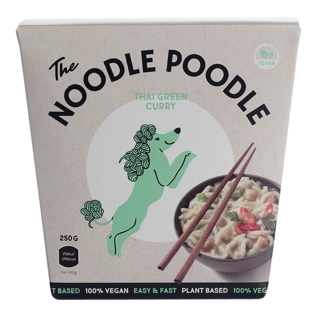 Een Noodles The Noodle Poodle Thai green curry 250gr koop je bij VHK Kantoorartikelen