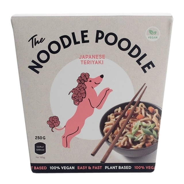 Een Noodles The Noodle Poodle Japanese teriyaki 250gr koop je bij VHK Kantoorartikelen