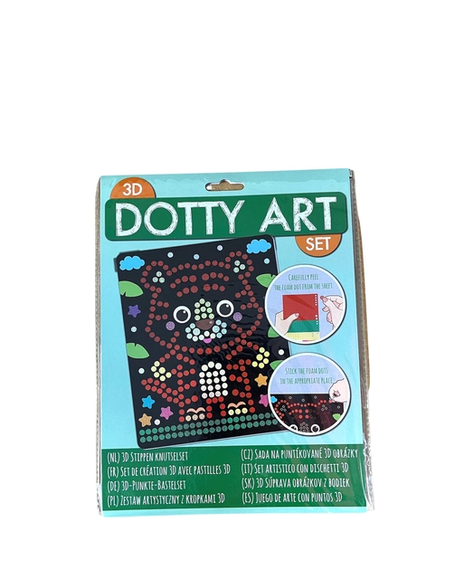 Een Knutselset 3D Dotty art assorti koop je bij VHK Kantoorartikelen