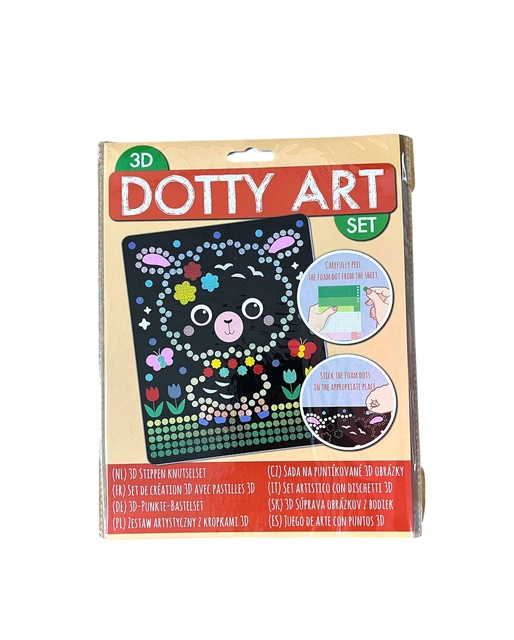 Een Knutselset 3D Dotty art assorti koop je bij VHK Kantoorartikelen