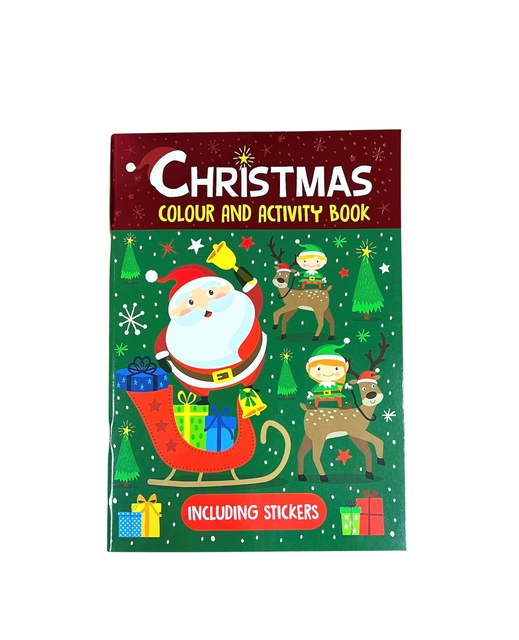 Een Kleur- en activiteitenboek A4 kerst koop je bij VHK Kantoorartikelen