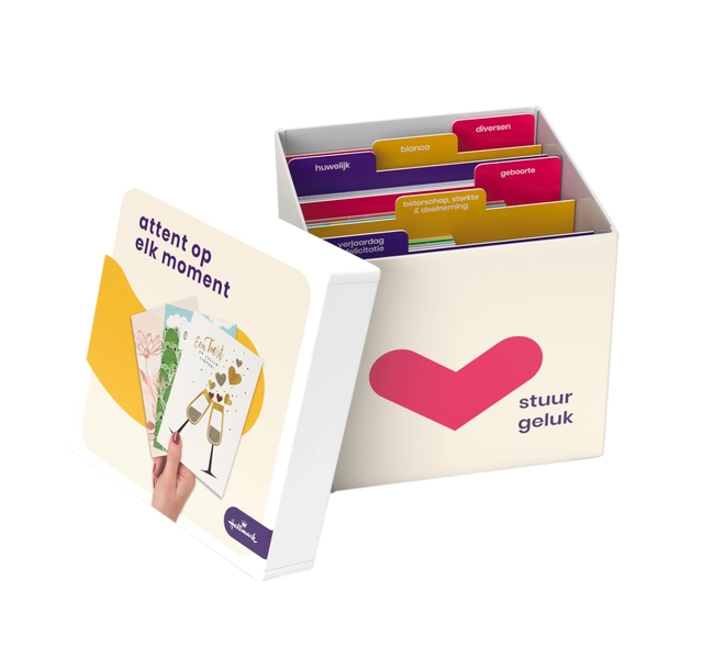 Een Wenskaart Hallmark business box 80 kaarten assorti koop je bij VHK Kantoorartikelen