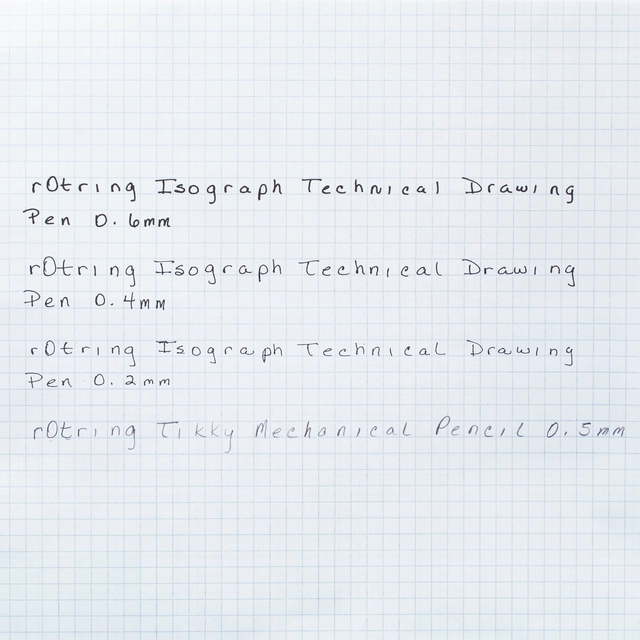 Een Tekenset rOtring Isograph 7-delig koop je bij VHK Kantoorartikelen